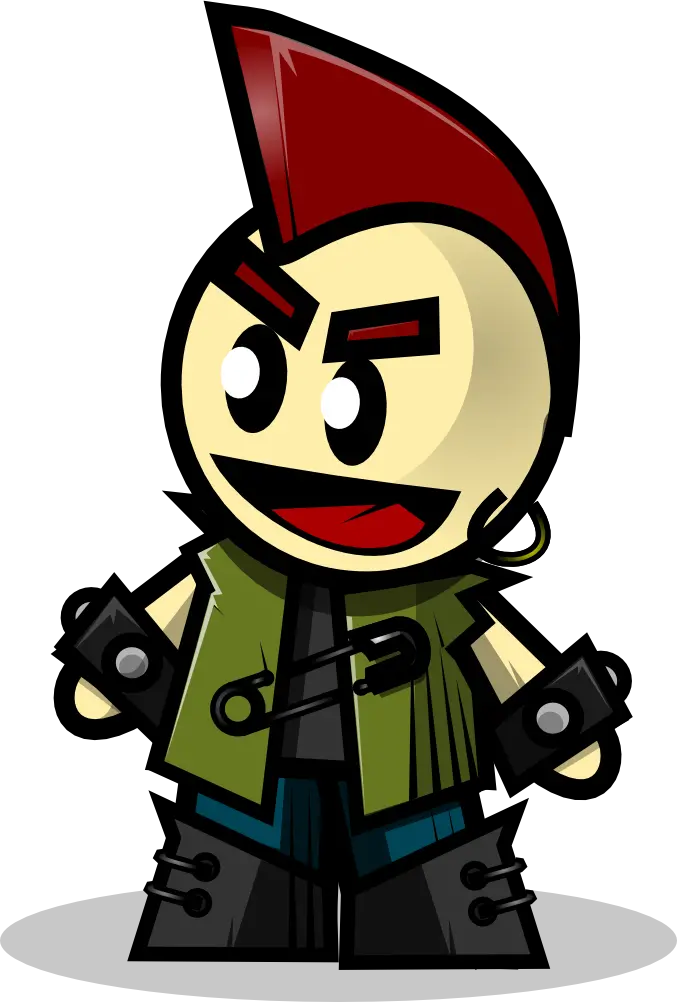 Punk rock PNG