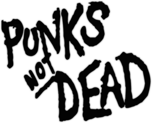 Punks not dead PNG