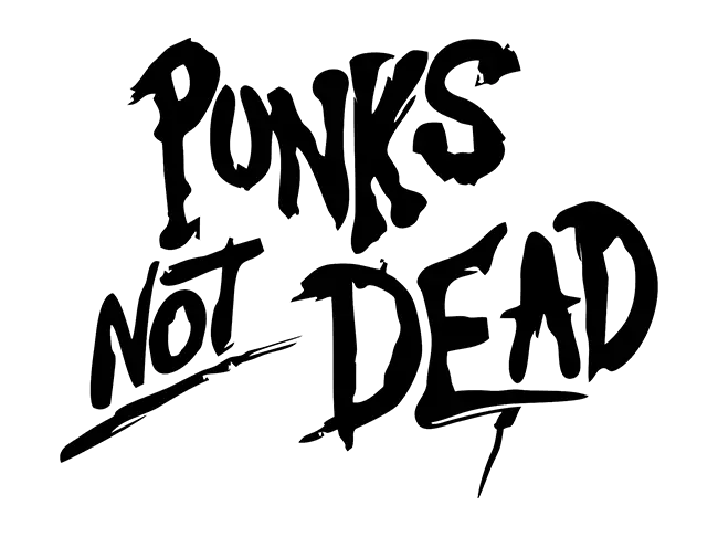 Punks not dead PNG