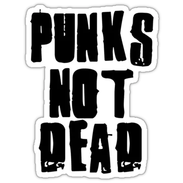 Punks not dead PNG