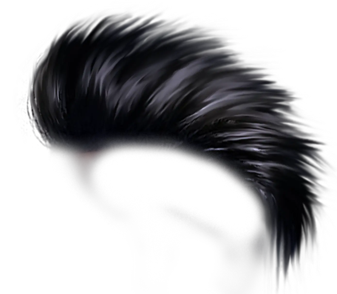 Punk hair PNG