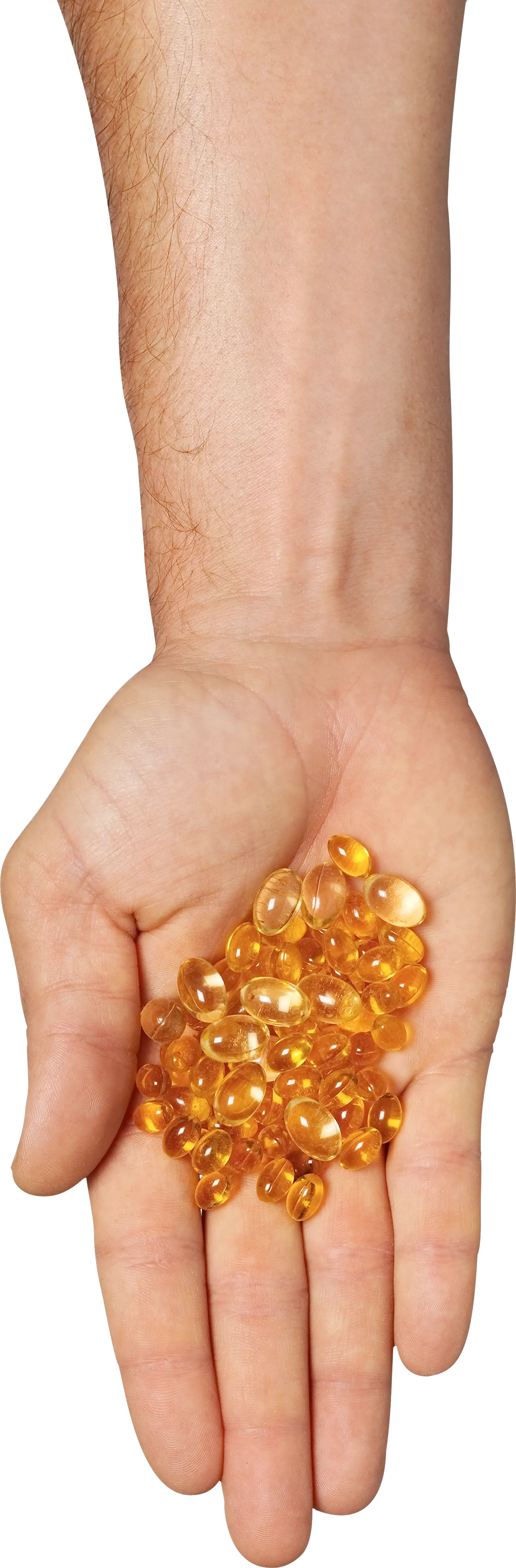 Pills in hand PNG