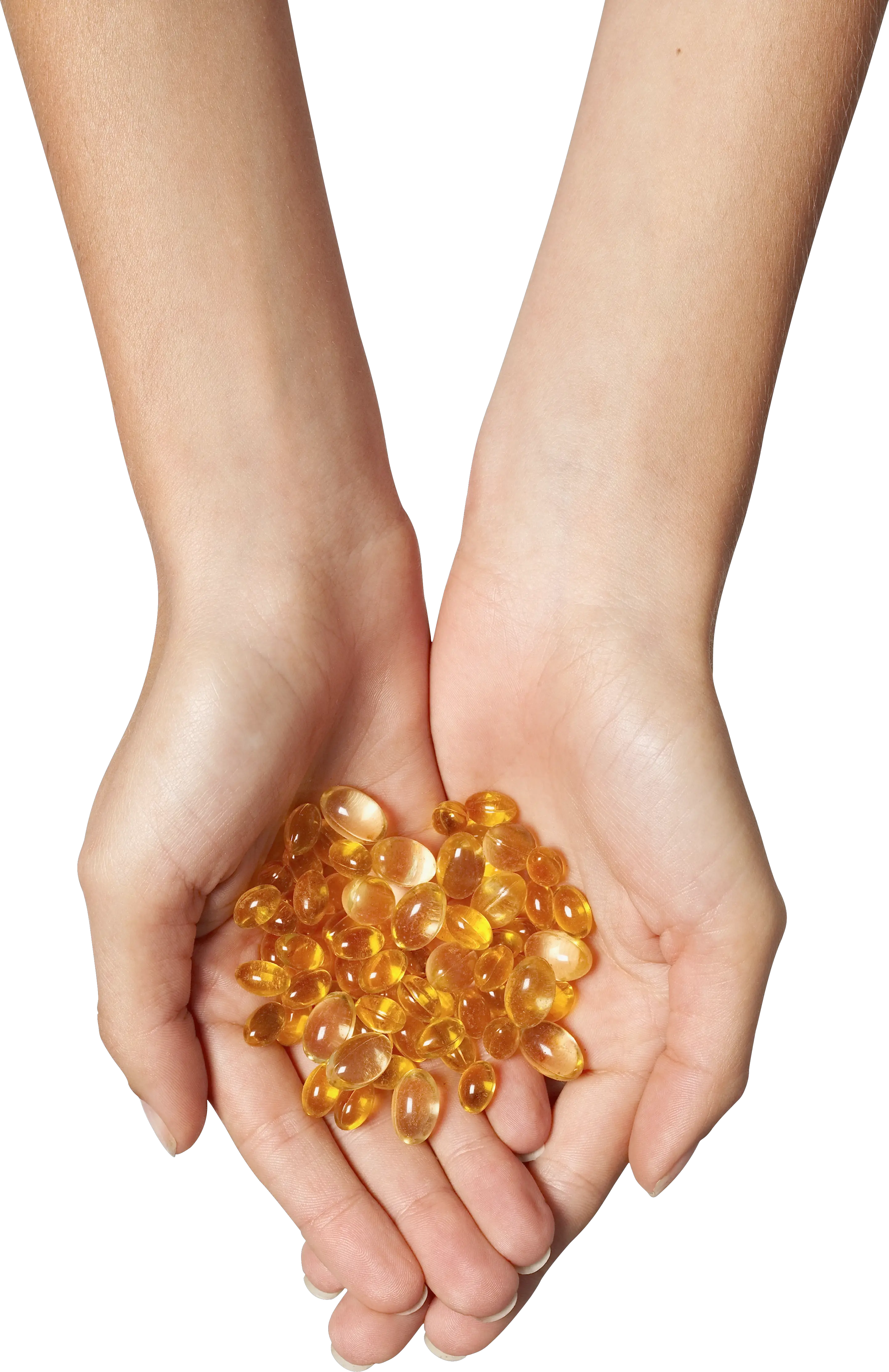 Pills tablets in hands PNG