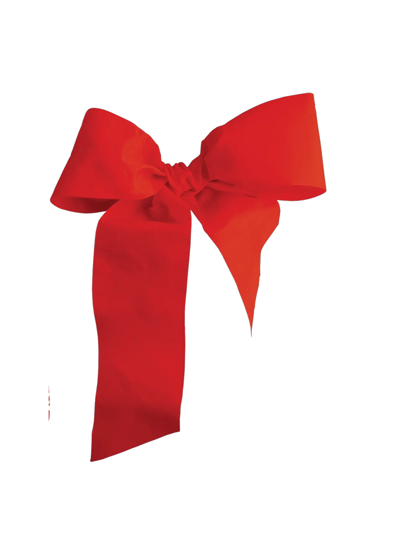 red ribbon bow PNG