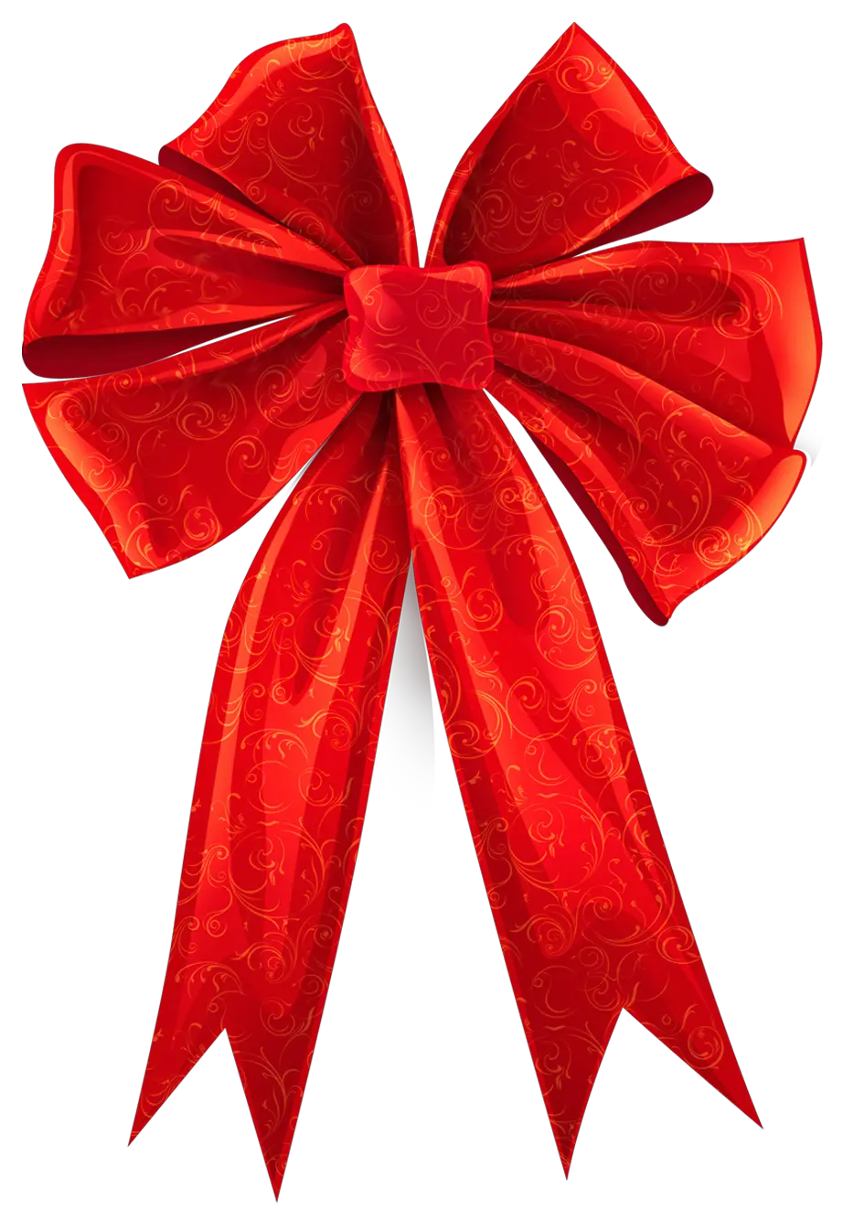 Red bow PNG image