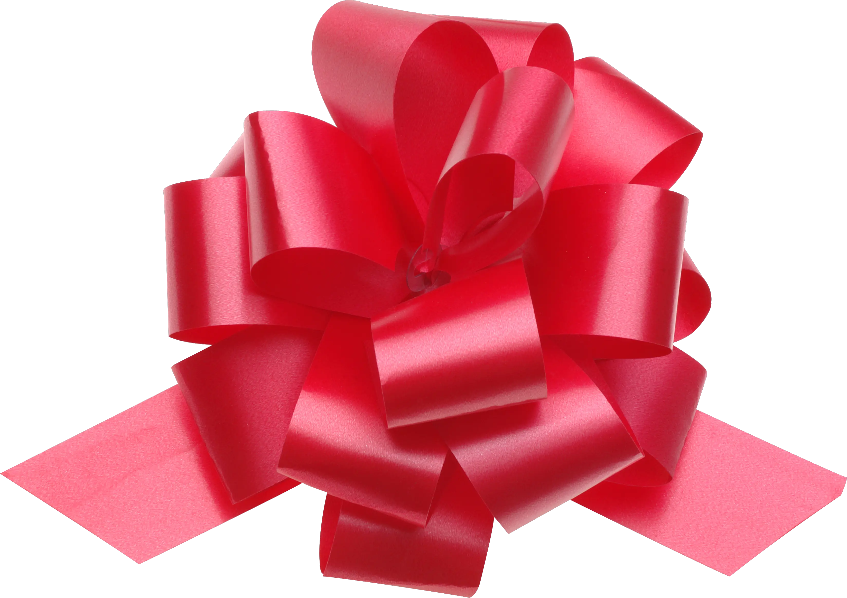 red ribbon bow PNG