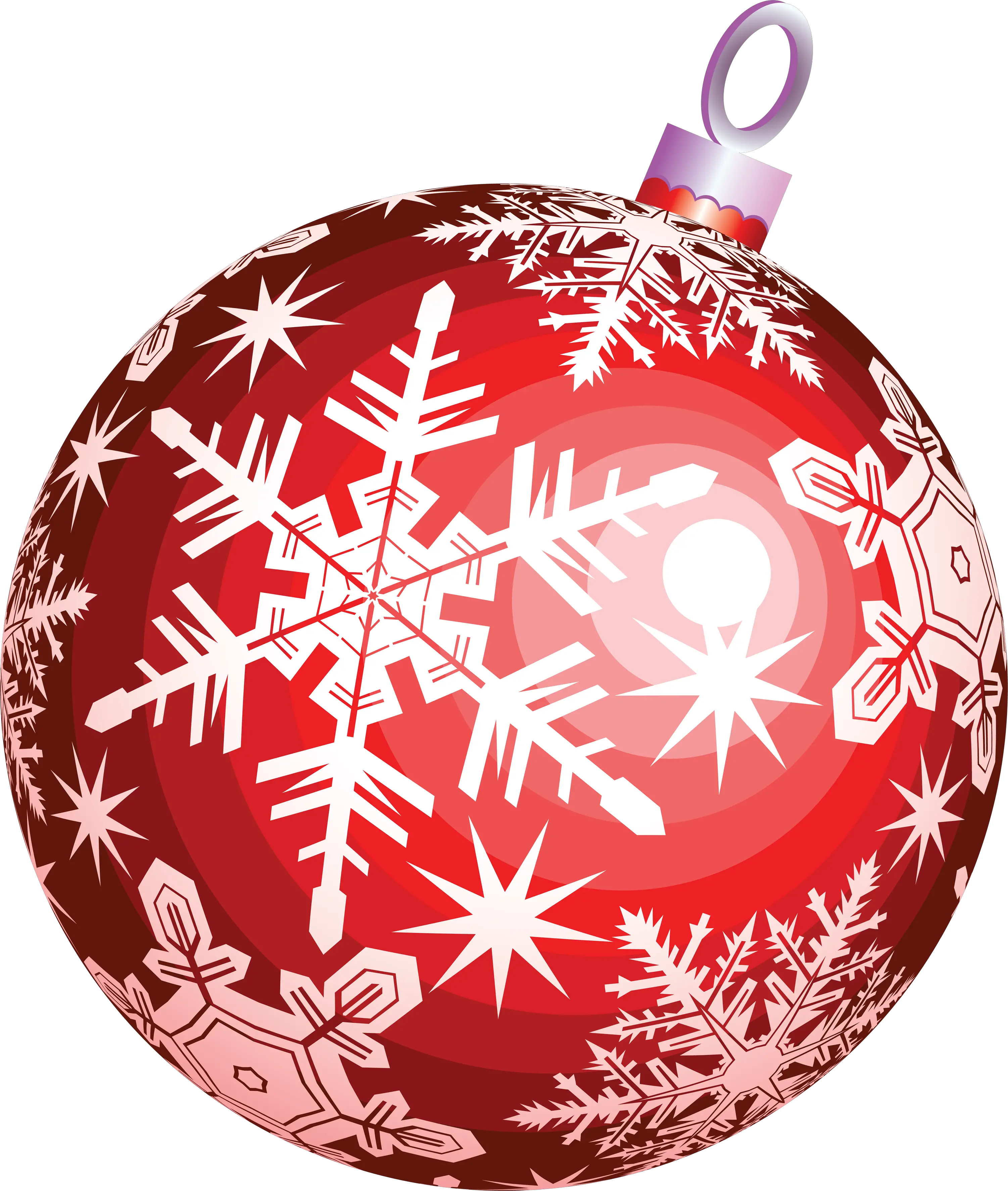 Red Christmas ball toy PNG image