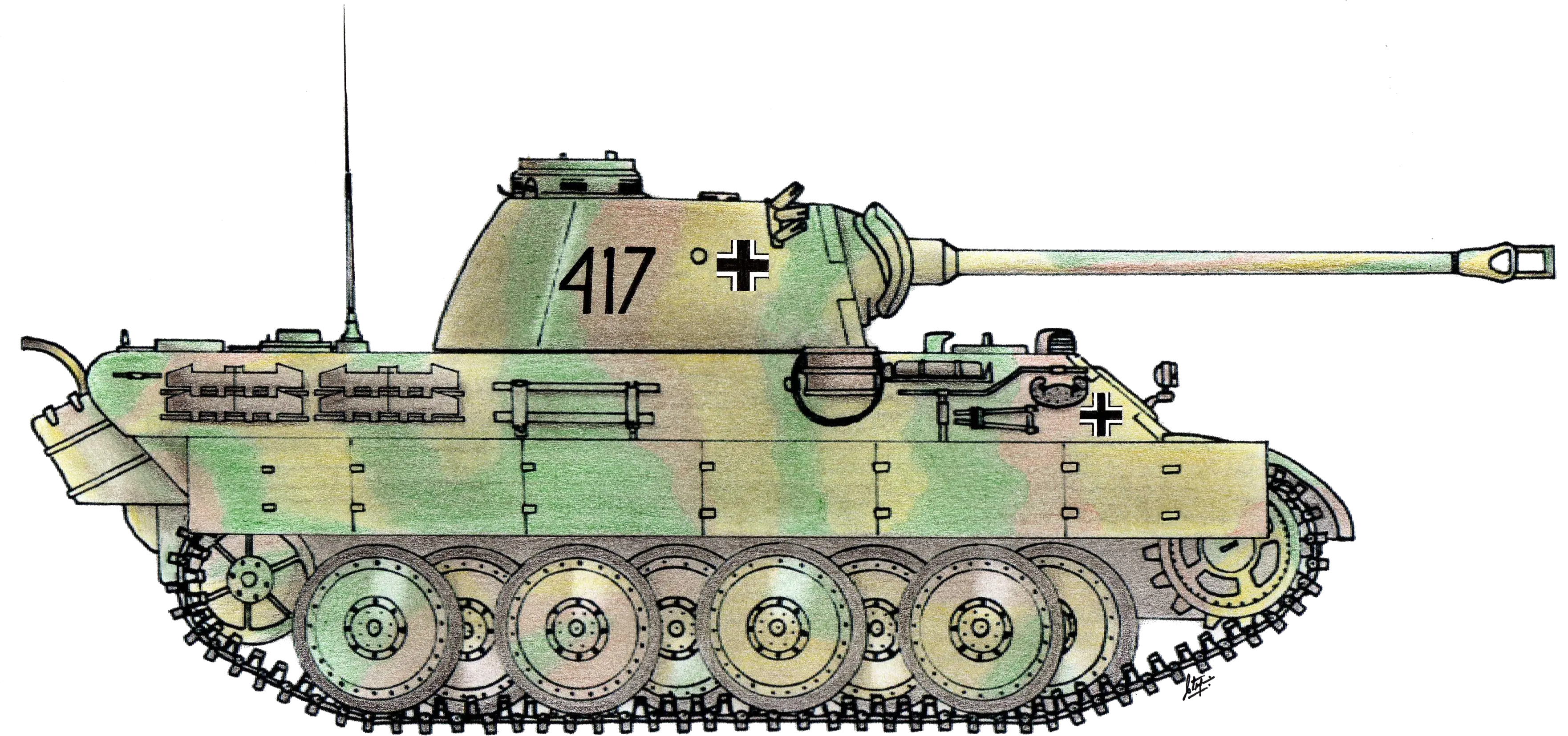 German tank PNG image armored tank
