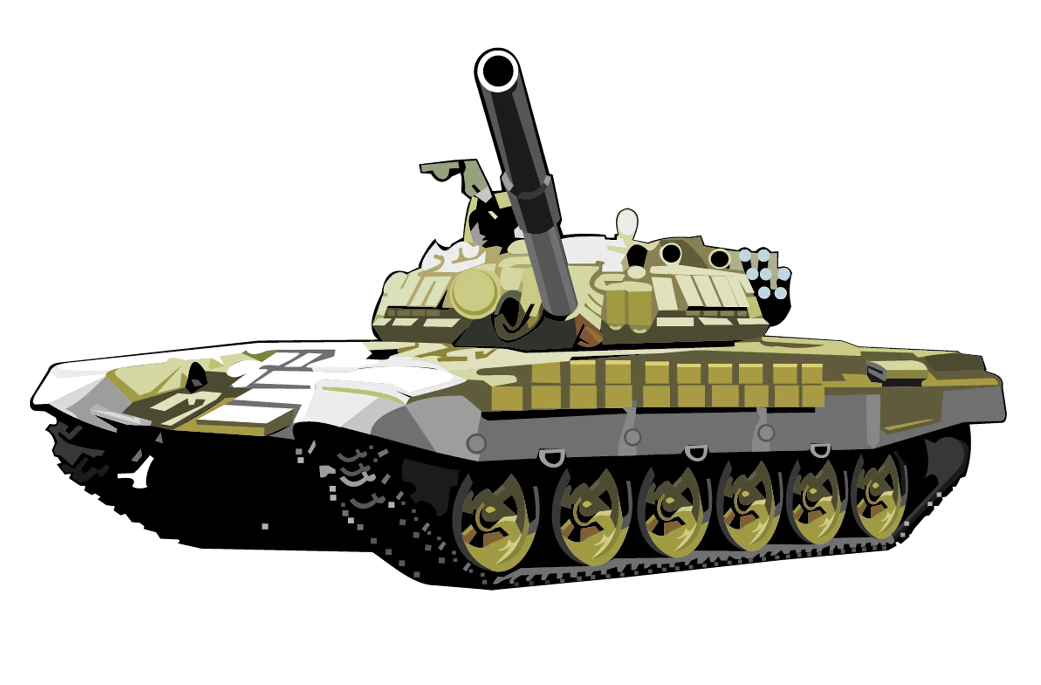 T72 tank PNG image armored tank