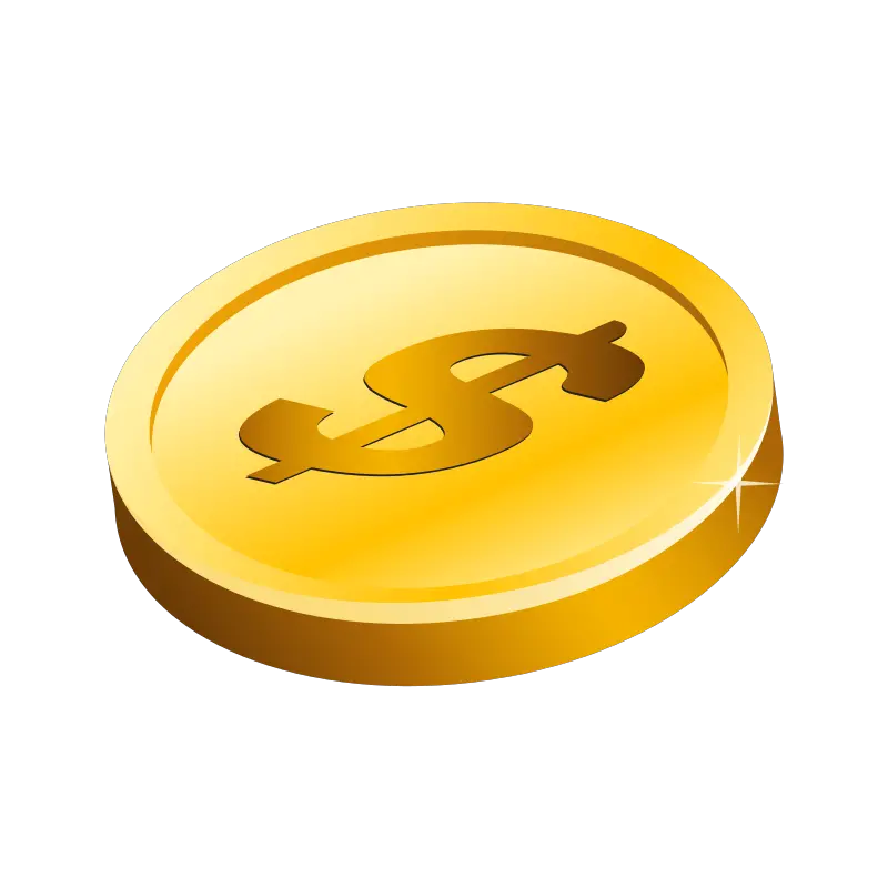 Gold coin PNG image