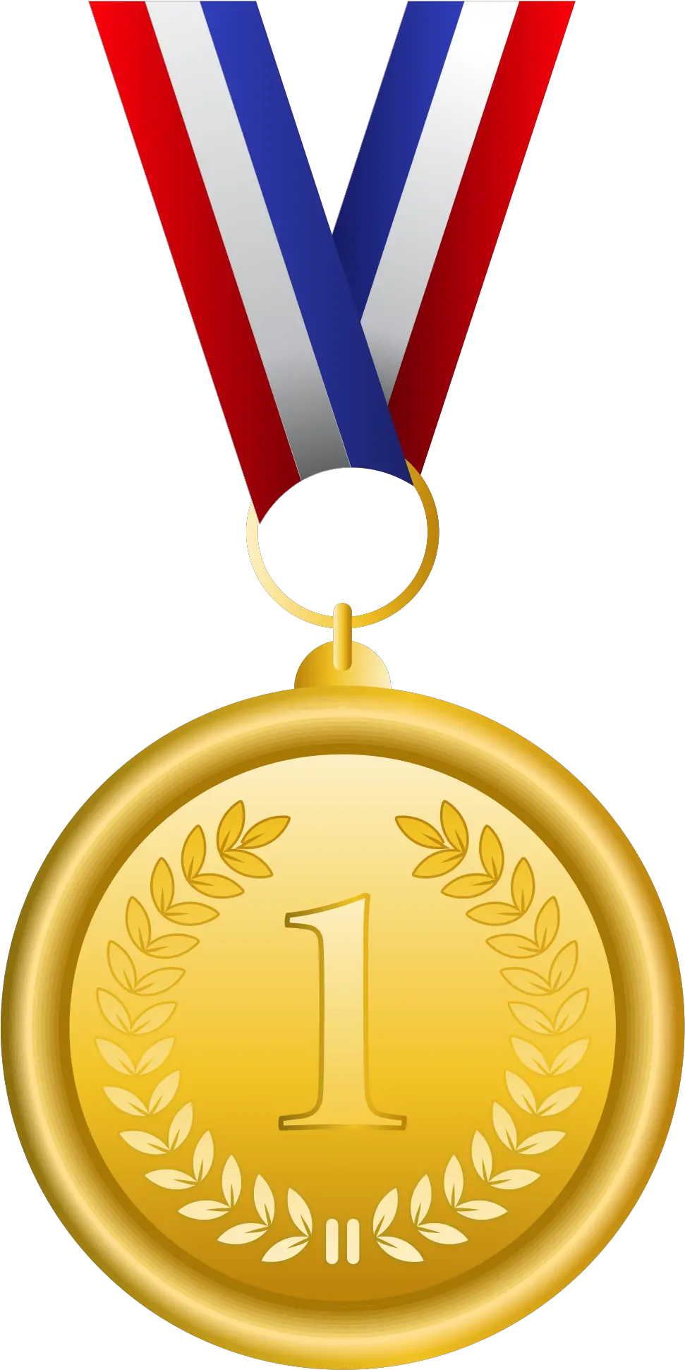 Gold medal PNG