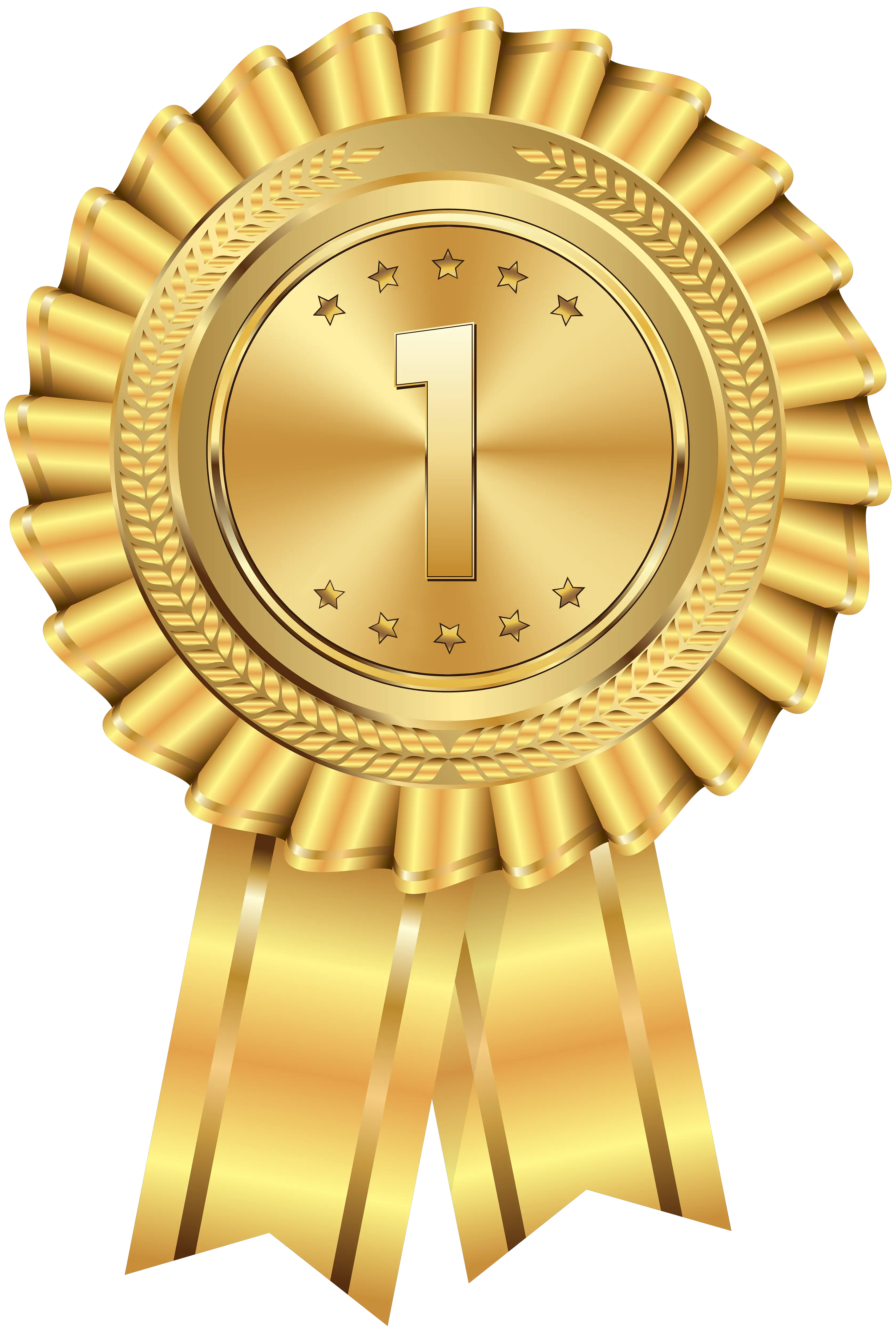 Gold medal PNG