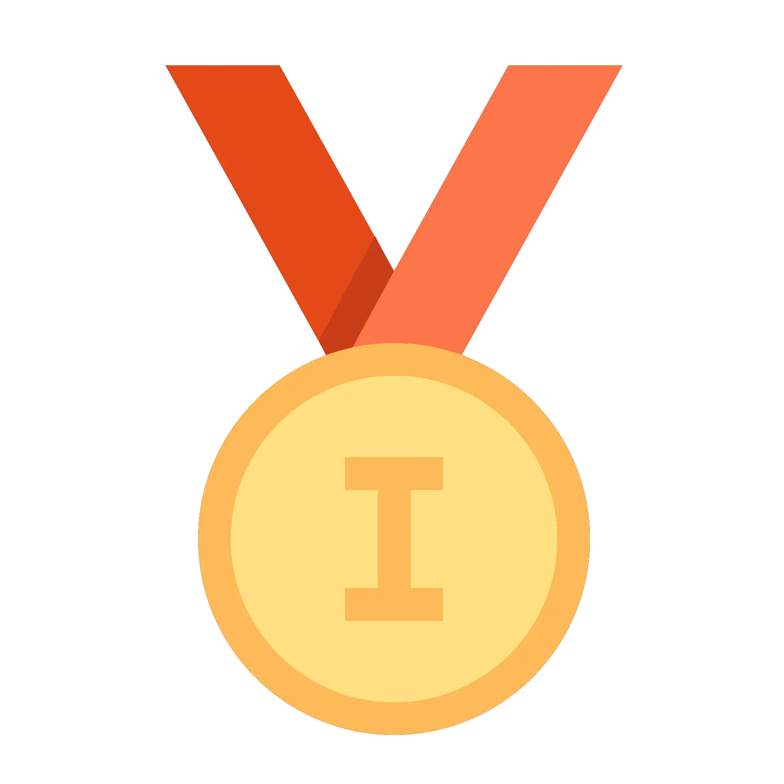 Gold medal PNG