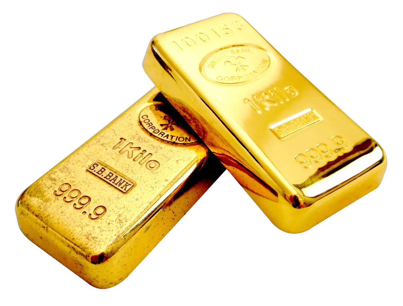 Gold bars PNG