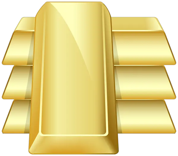 Gold bars PNG