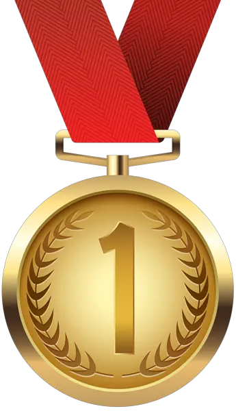 Gold medal PNG