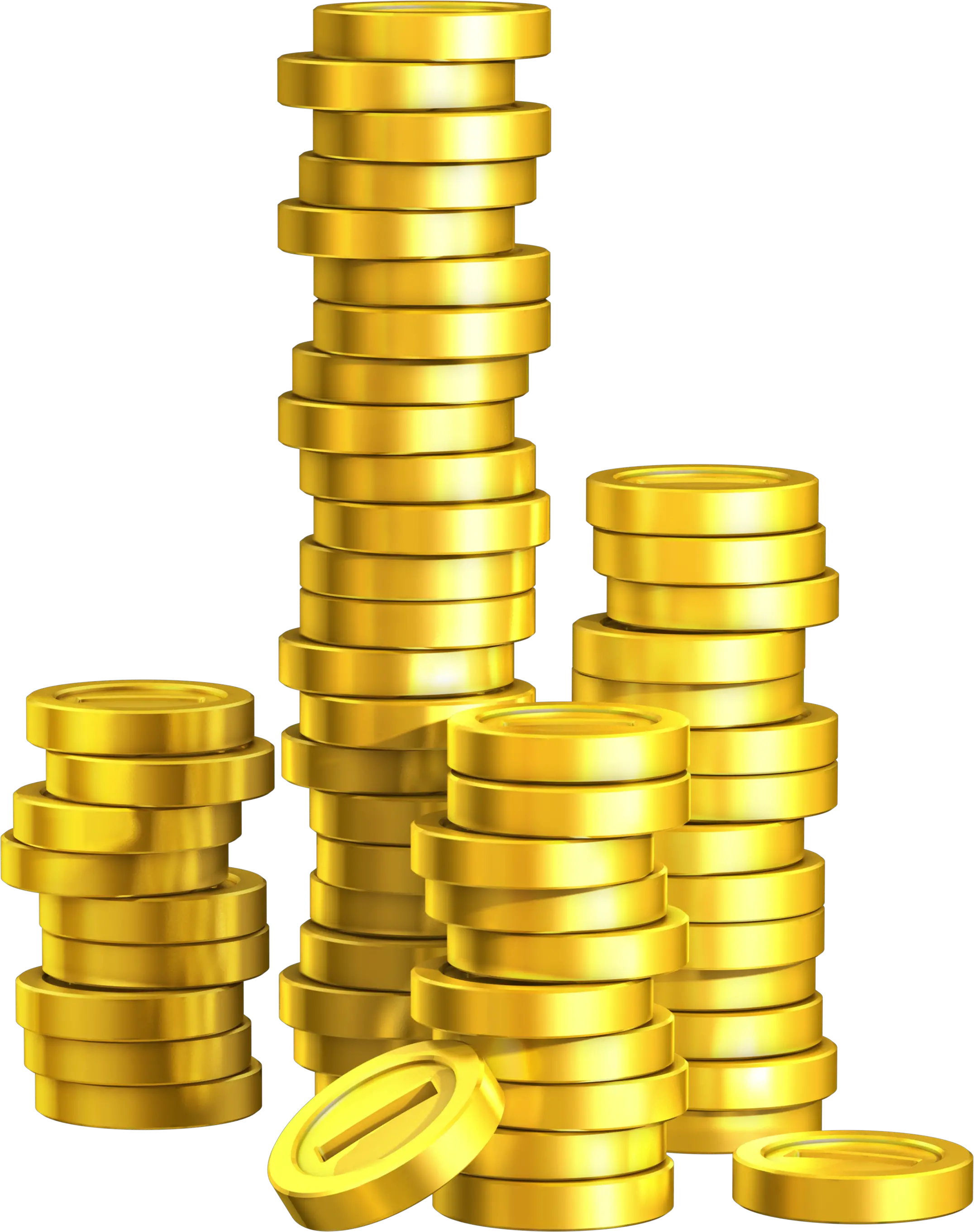 Gold coins PNG image