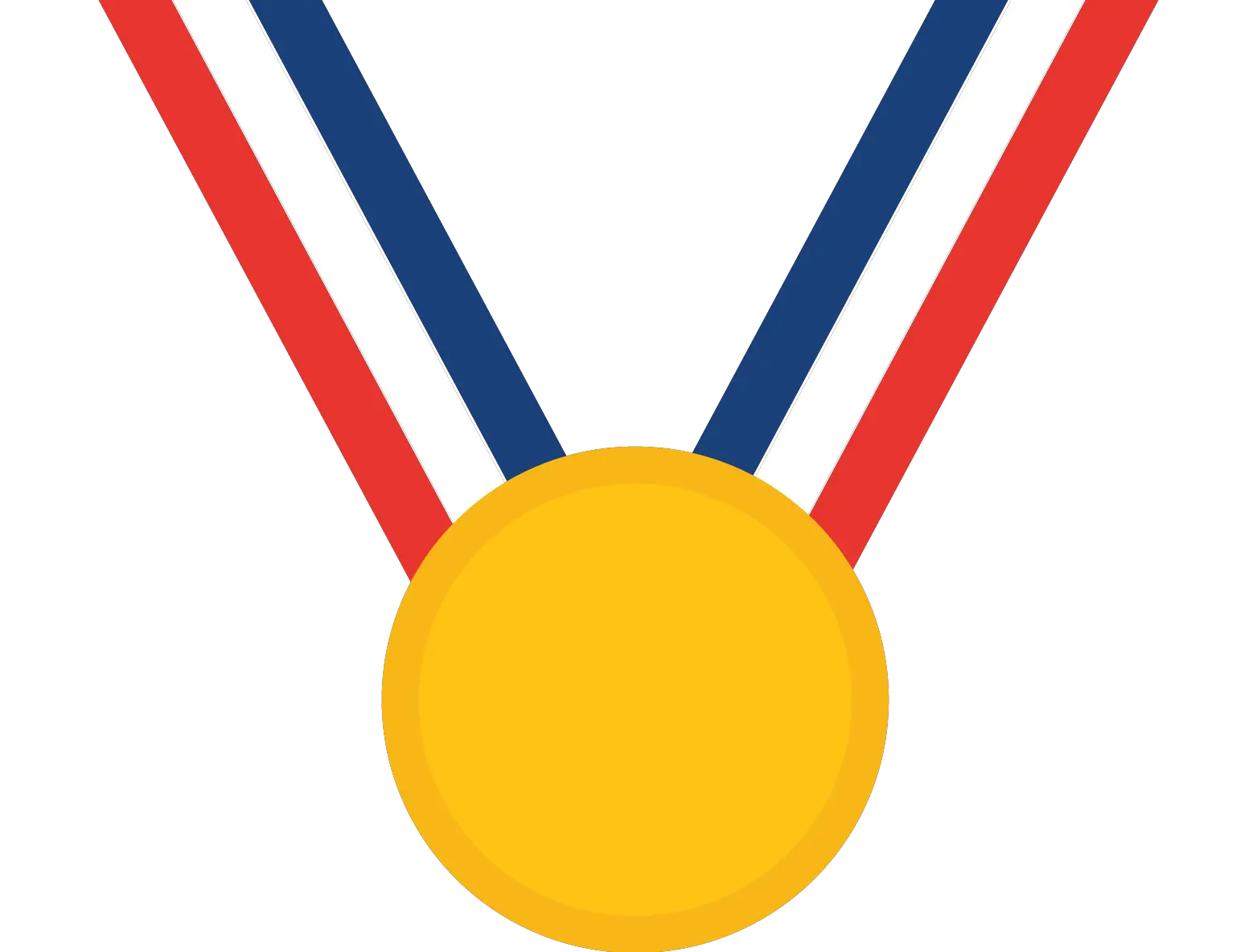 Gold medal PNG