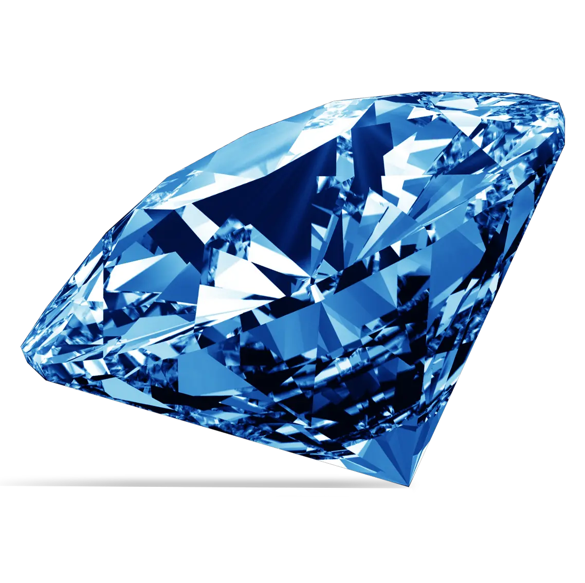 Blue diamond PNG image