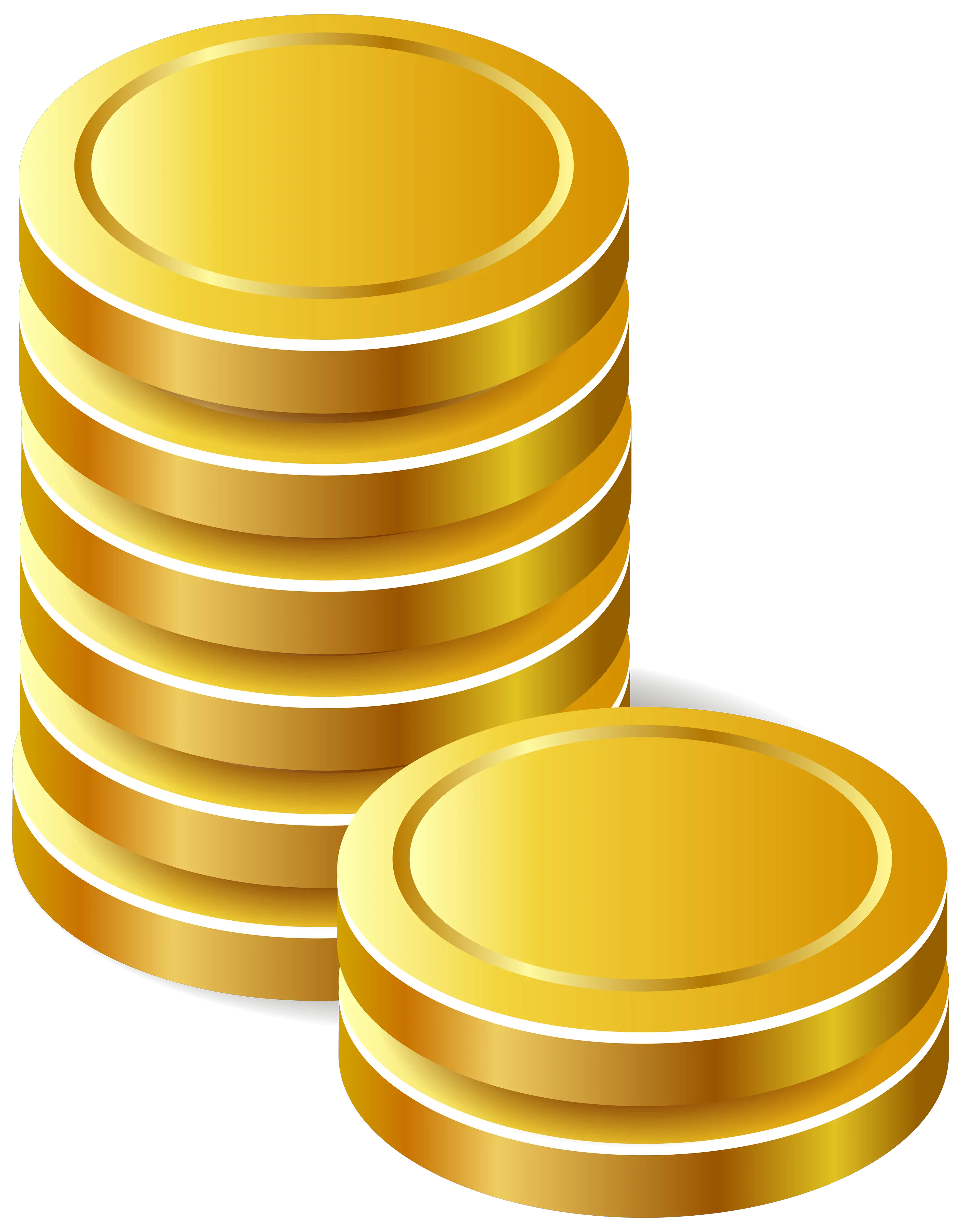 Gold coins PNG image