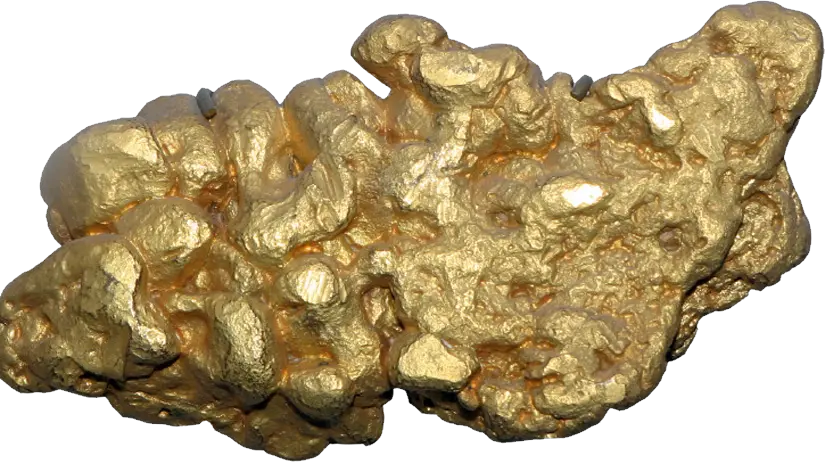 Gold nugget PNG image