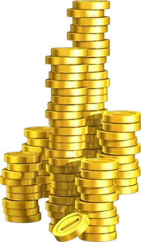 Gold coins PNG image