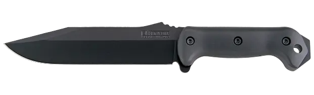 tactical black knife PNG image