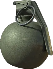 round hand grenade PNG image