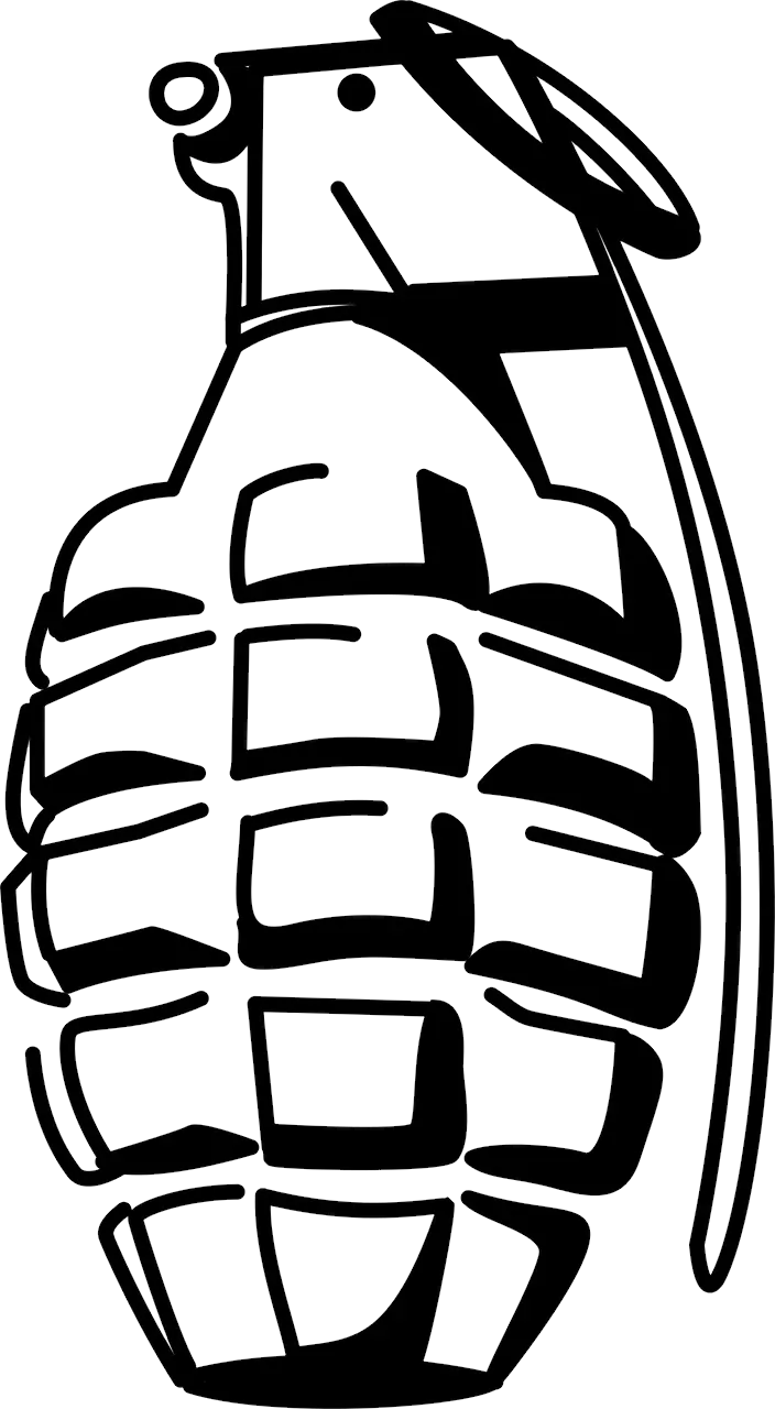 Hand grenade PNG