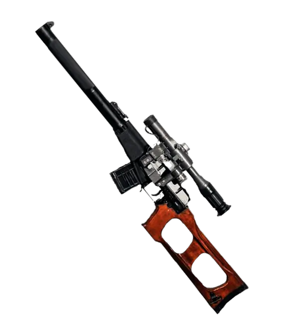 Vintorez VSS russian assault rifle PNG