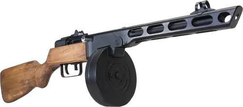 PPSH assault rifle PNG