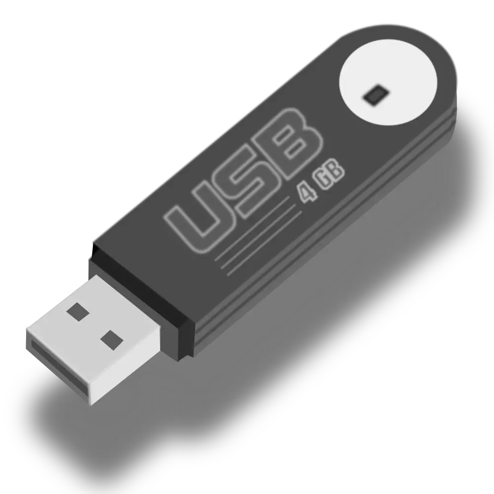 USB flash drive PNG