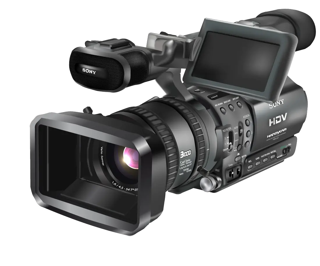 Video camera PNG image