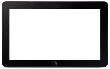 Transparent tablet PNG image
