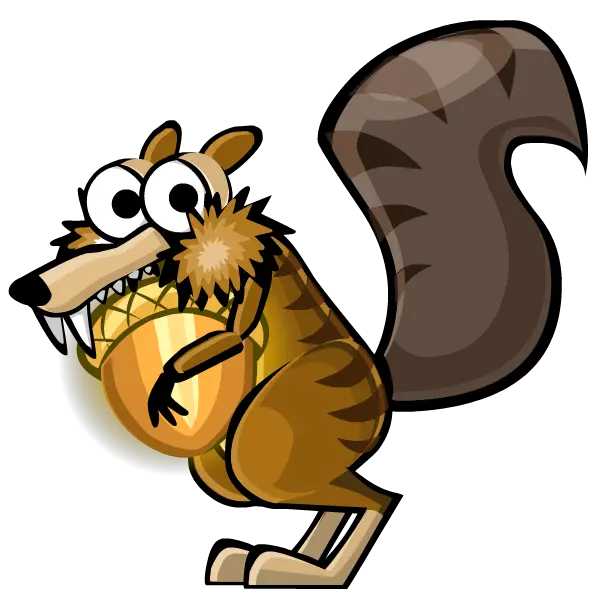 Ice Age squirrel PNG