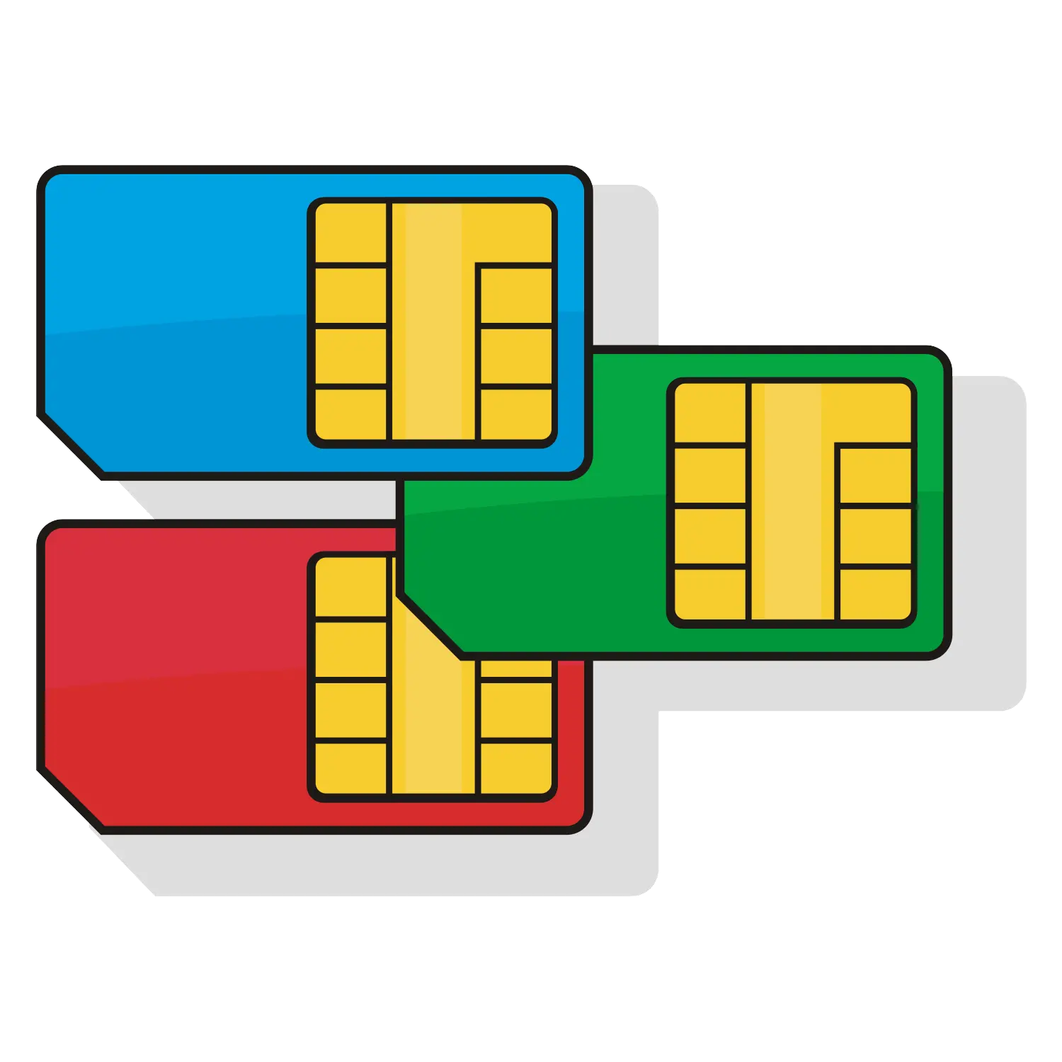 Sim cards PNG image