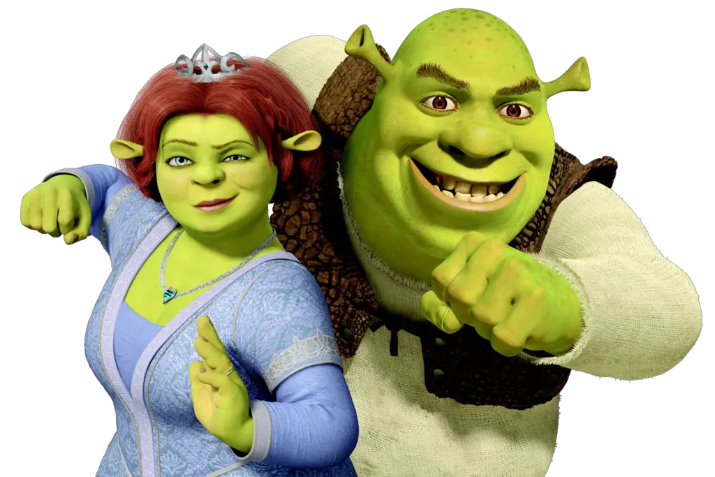 Shrek and Fiona PNG
