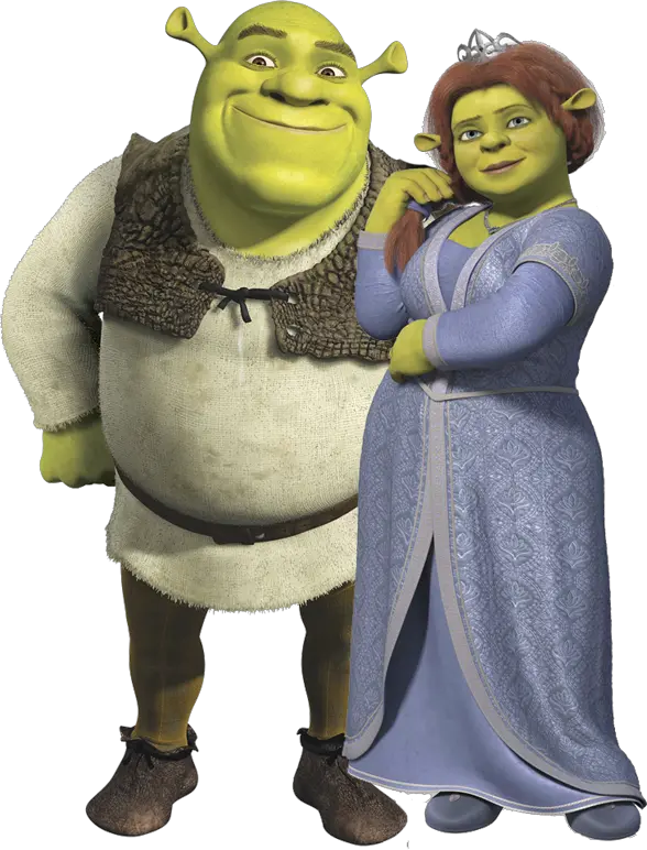 Shrek and Fiona PNG