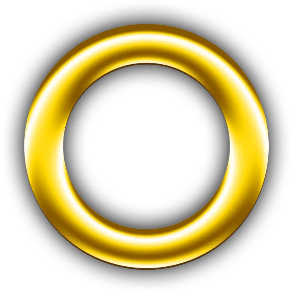 Sonic the Hedgehog ring PNG