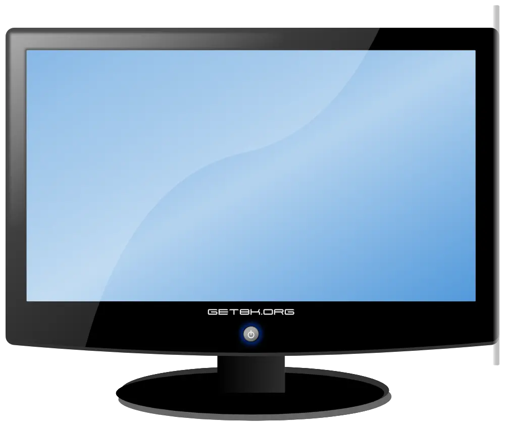 LCD display monitor PNG image