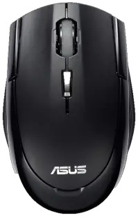 Black PC mouse PNG image