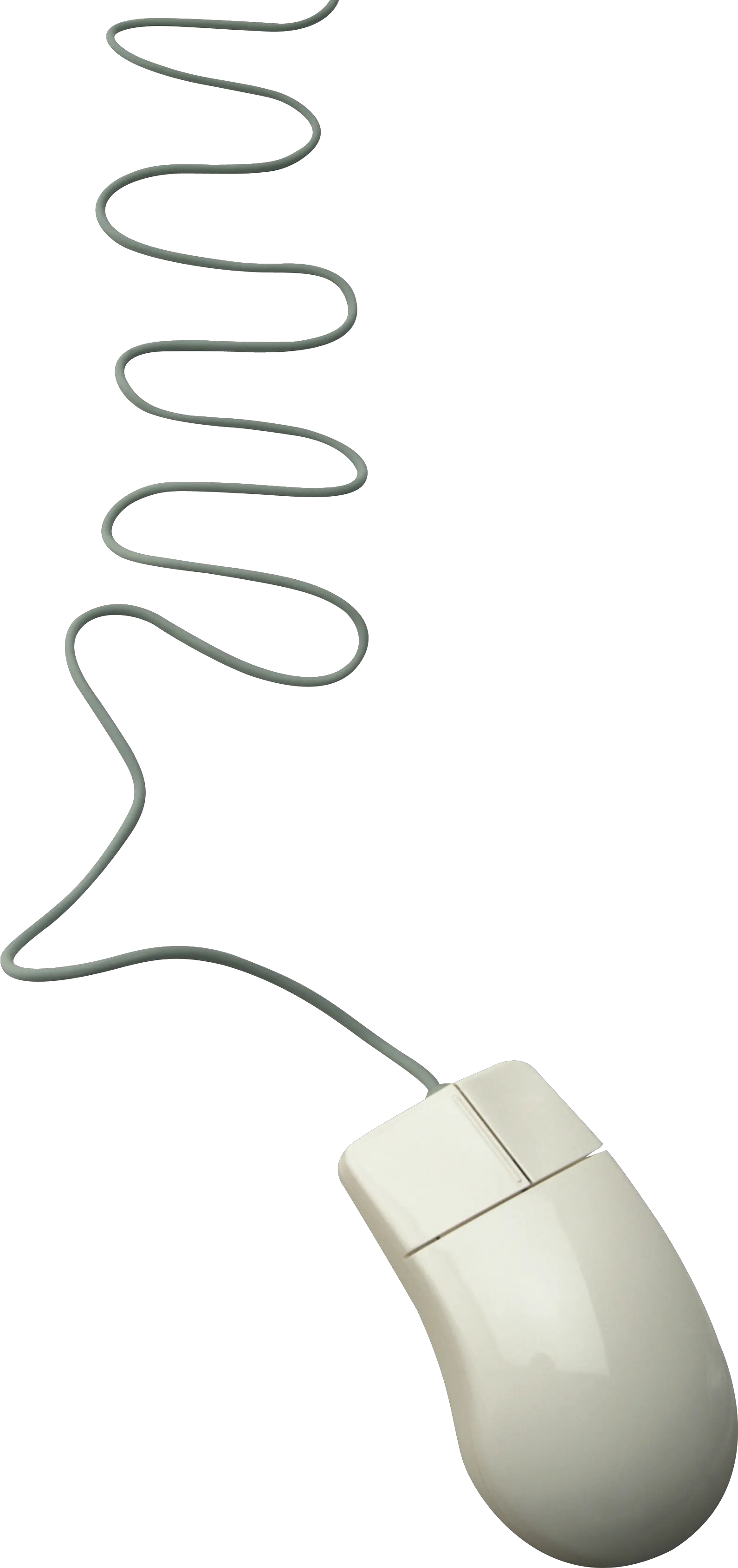 White computer mouse PNG image
