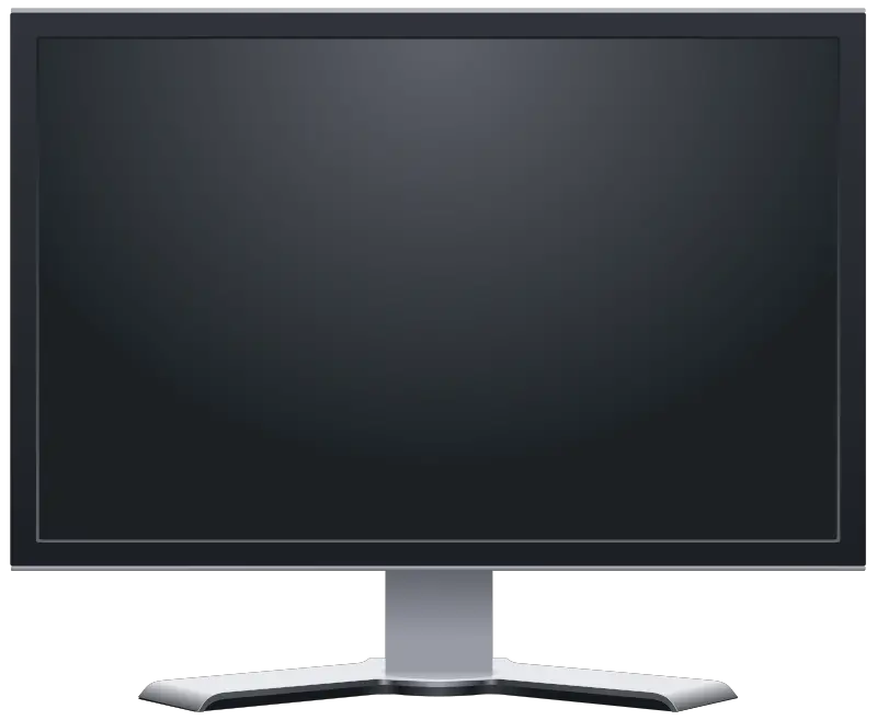 LCD display monitor PNG image