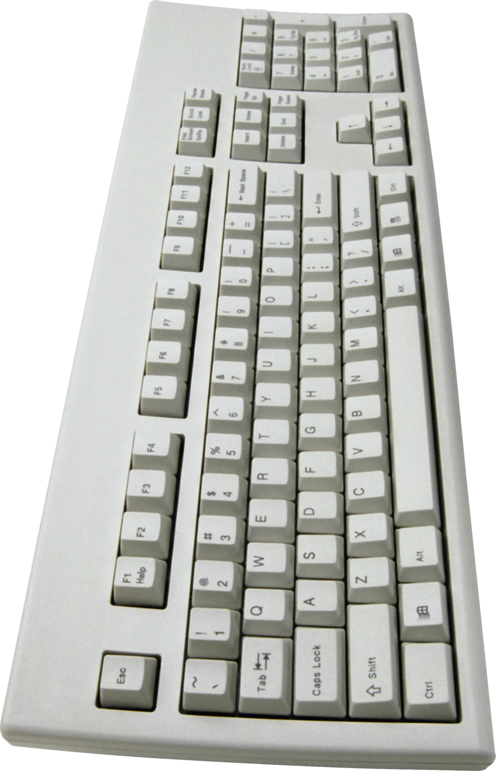 White keyboard PNG image