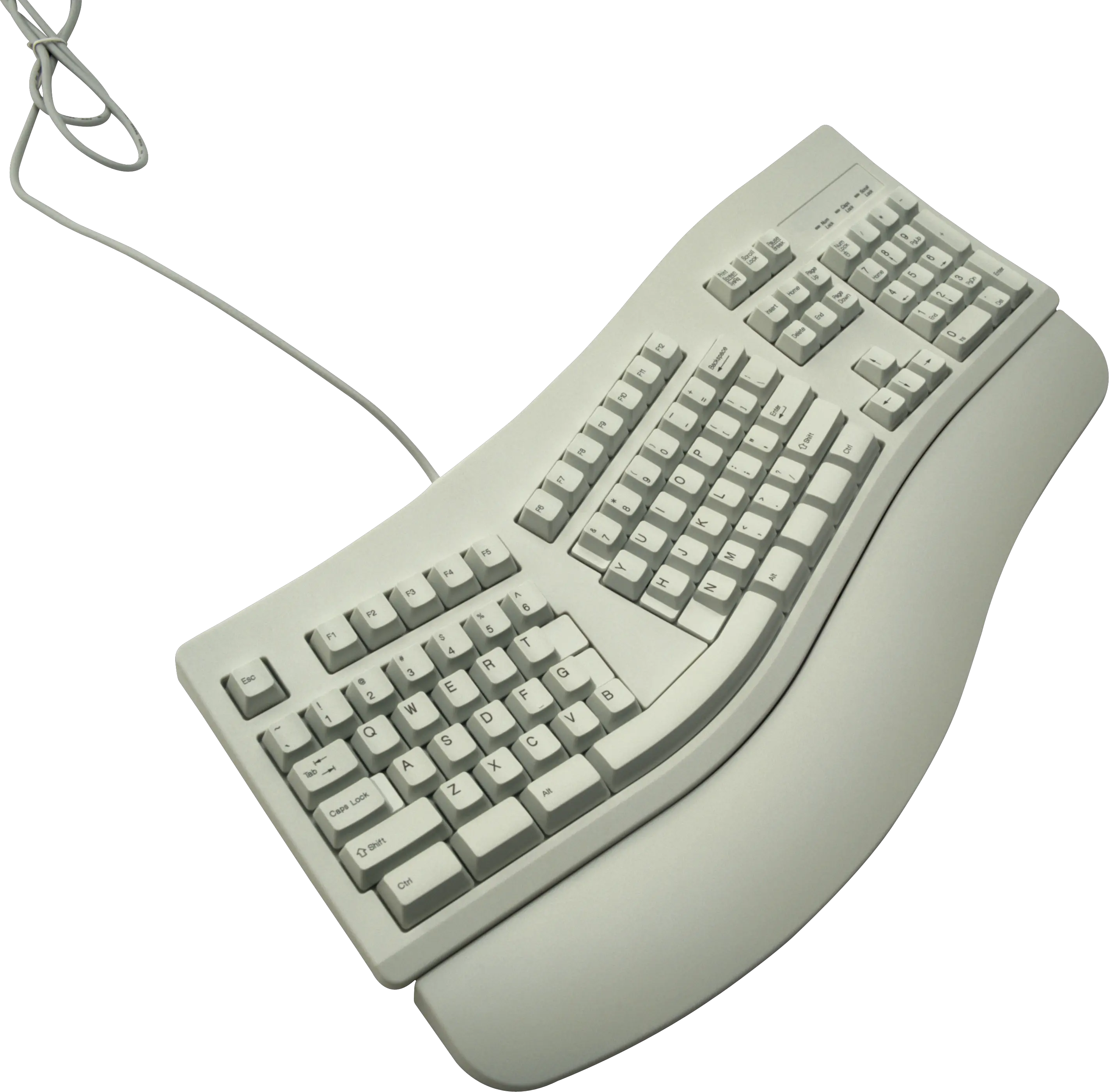 White keyboard PNG image