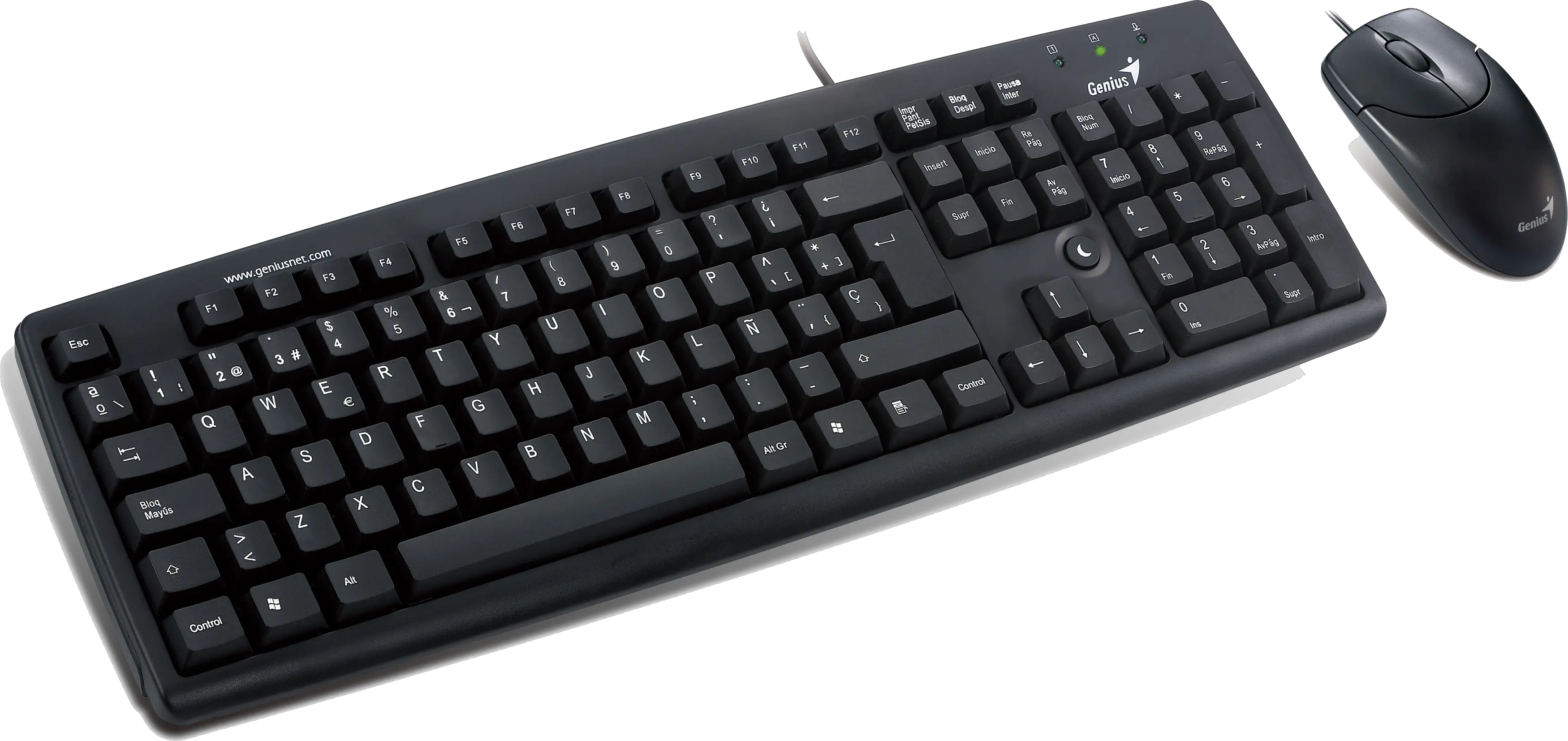 Black computer keyboard PNG image