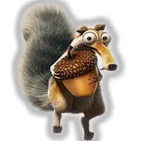 Ice Age squirrel PNG