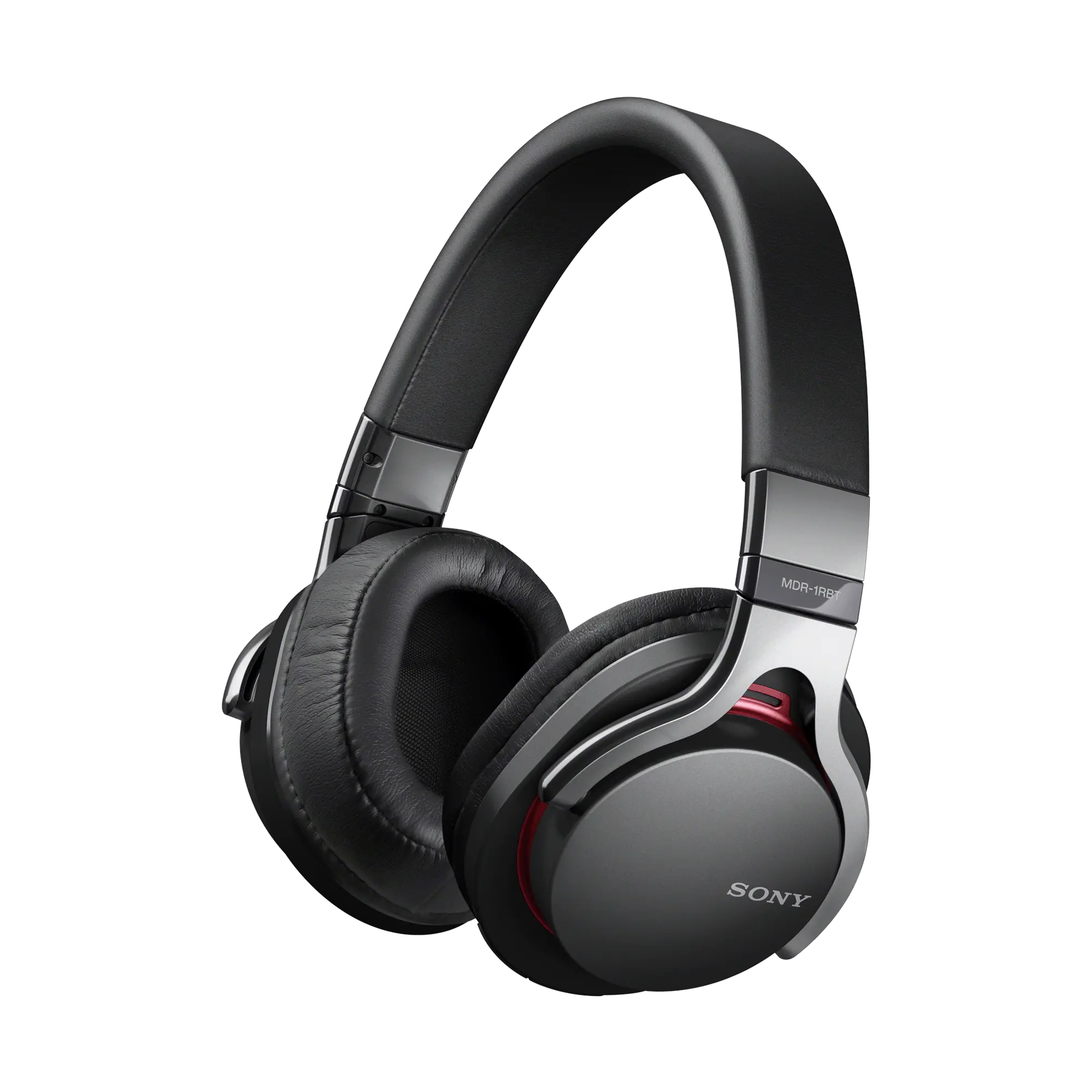 Black headphones PNG image