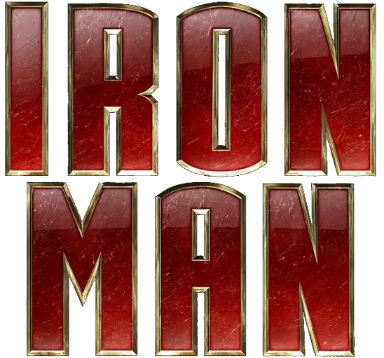 Ironman logo PNG