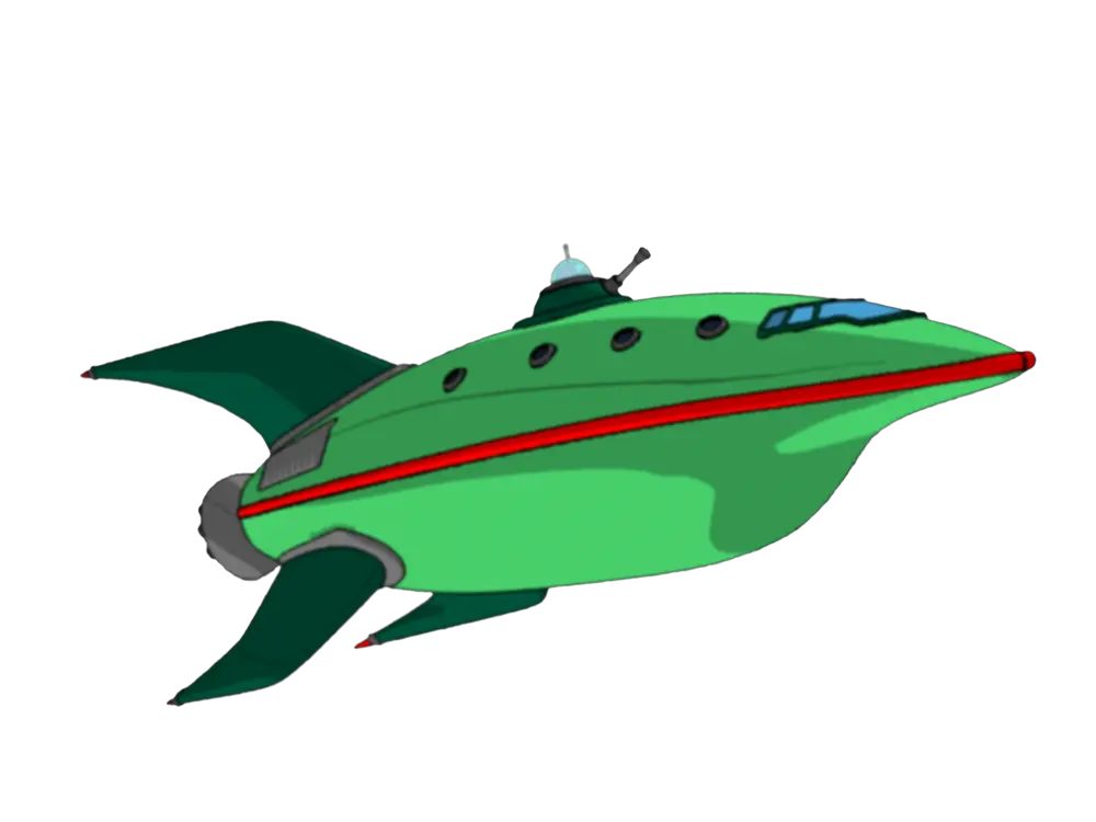 Futurama ship PNG
